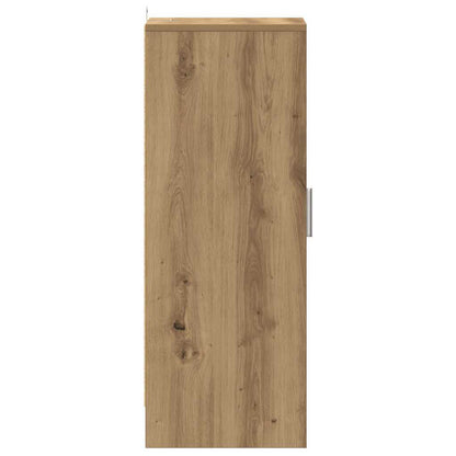 Shoe Cabinet Artisan Oak 32x35x92 cm Engineered Wood