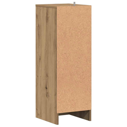 Shoe Cabinet Artisan Oak 32x35x92 cm Engineered Wood