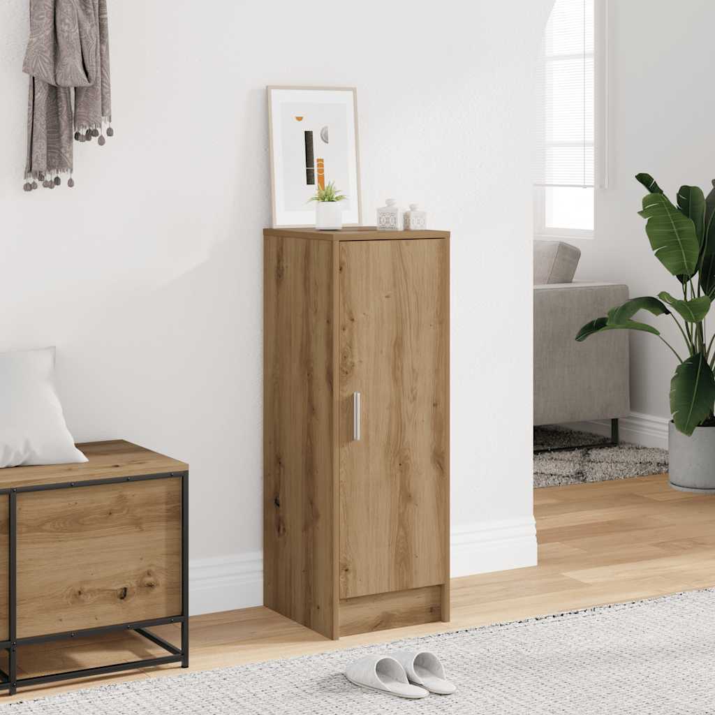 Shoe Cabinet Artisan Oak 32x35x92 cm Engineered Wood