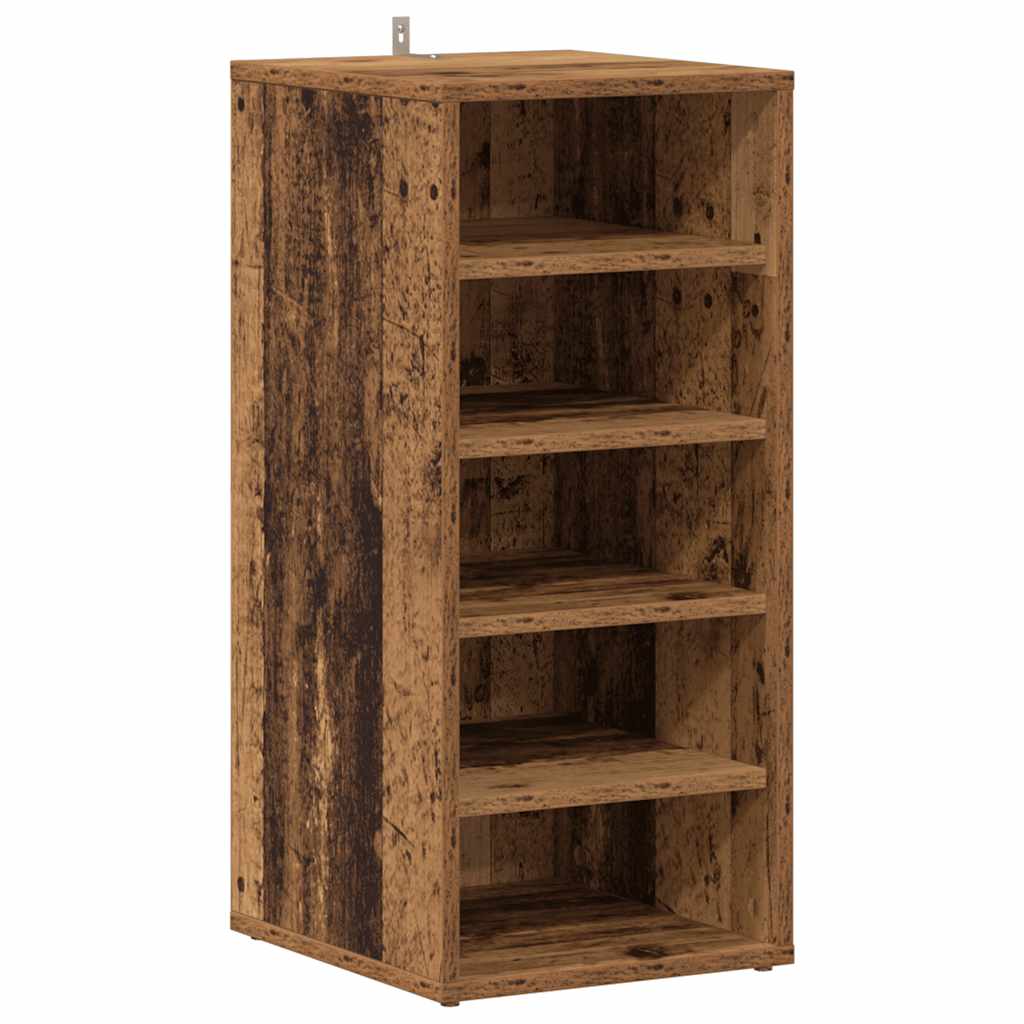 Shoe Cabinet Old Wood 32x35x70 cm Engineered Wood