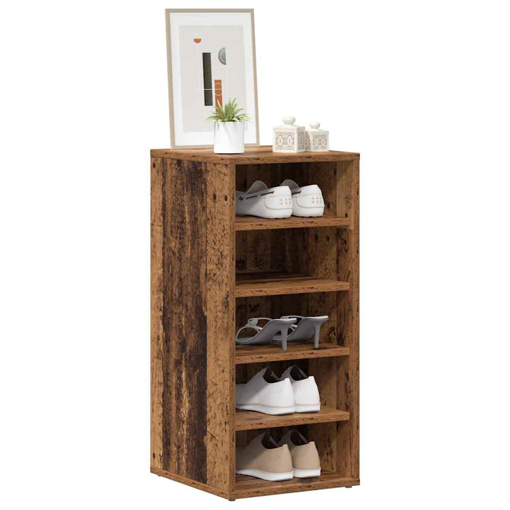 Shoe Cabinet Old Wood 32x35x70 cm Engineered Wood