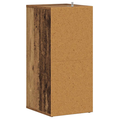 Shoe Cabinet Old Wood 32x35x70 cm Engineered Wood