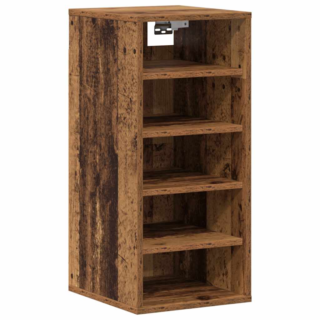 Shoe Cabinet Old Wood 32x35x70 cm Engineered Wood