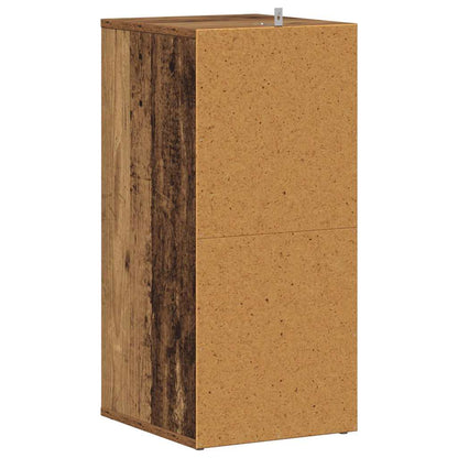 Shoe Cabinets 2 pcs Old Wood 32x35x70 cm Engineered Wood
