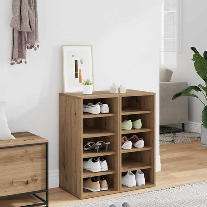 Shoe Cabinets 2 pcs Artisan Oak 32x35x70 cm Engineered Wood