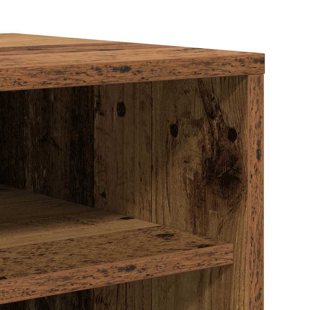 Shoe Cabinet Old Wood 32x35x92 cm Engineered Wood