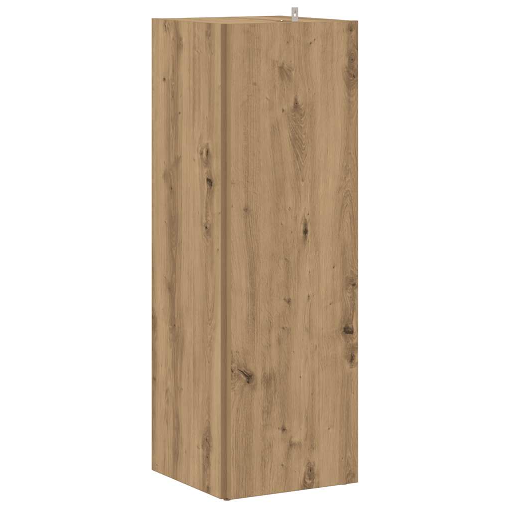 Corner Cabinet Artisan Oak 33x33x100 cm Engineered Wood