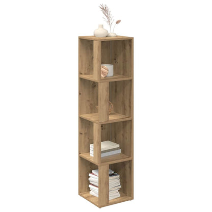 Corner Cabinet Artisan Oak 33x33x132 cm Engineered Wood