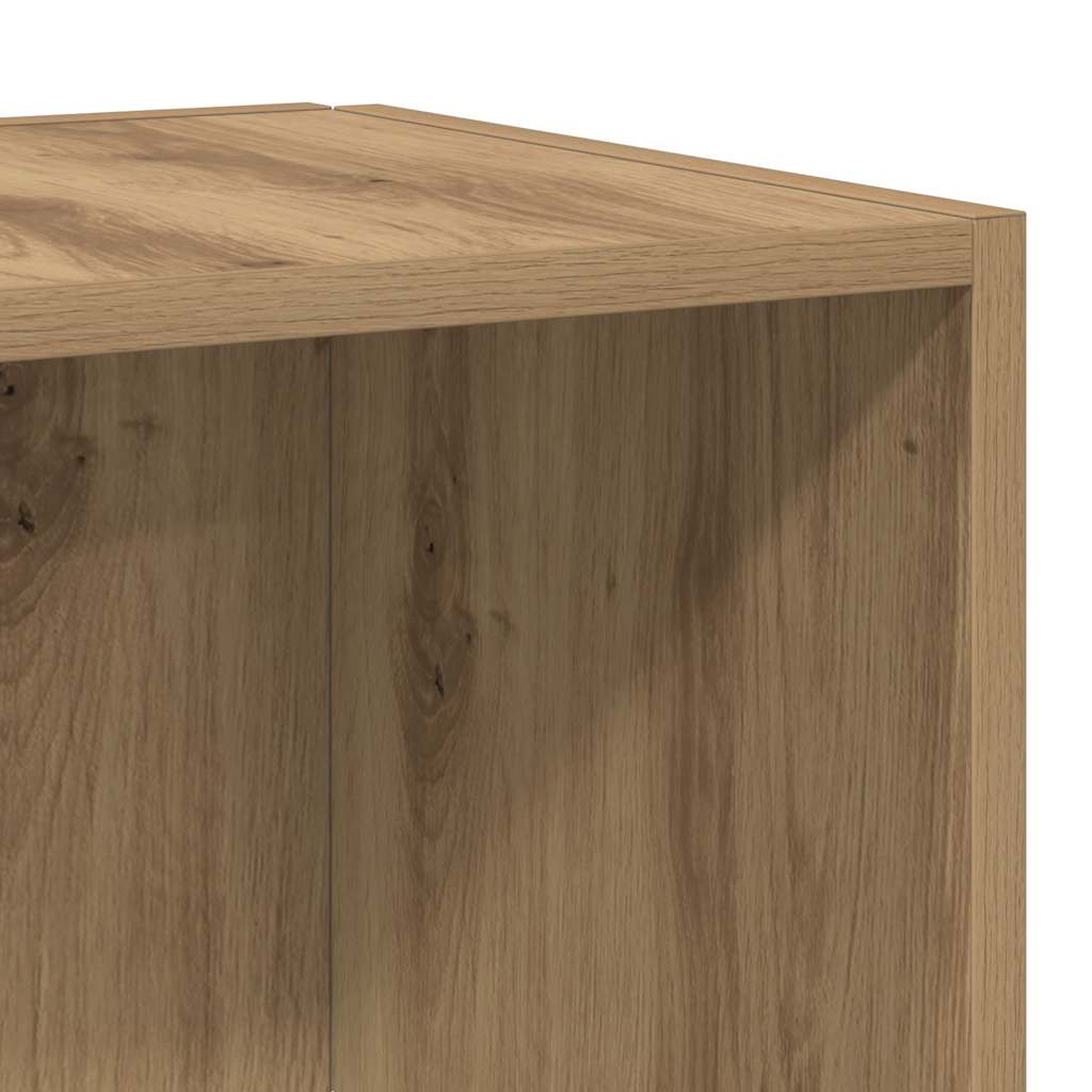 Corner Cabinet Artisan Oak 33x33x132 cm Engineered Wood