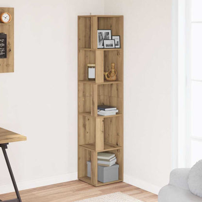 Corner Cabinet Artisan Oak 33x33x165 cm Engineered Wood