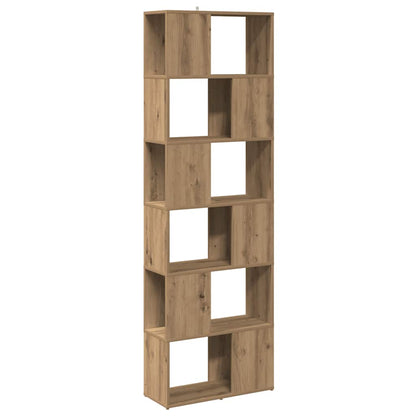 Book Cabinet/Room Divider Artisan Oak 60x24x186 cm