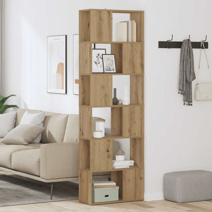 Book Cabinet/Room Divider Artisan Oak 60x24x186 cm