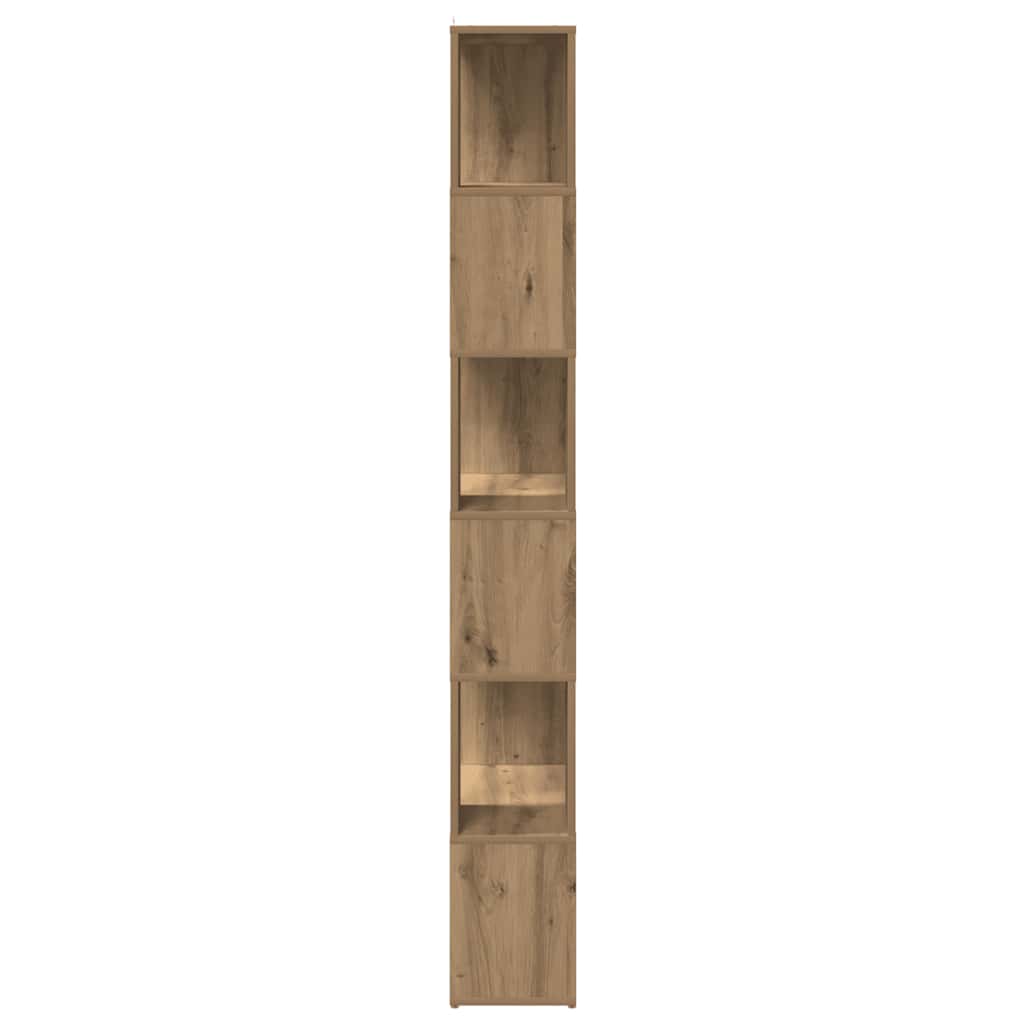 Book Cabinet/Room Divider Artisan Oak 60x24x186 cm