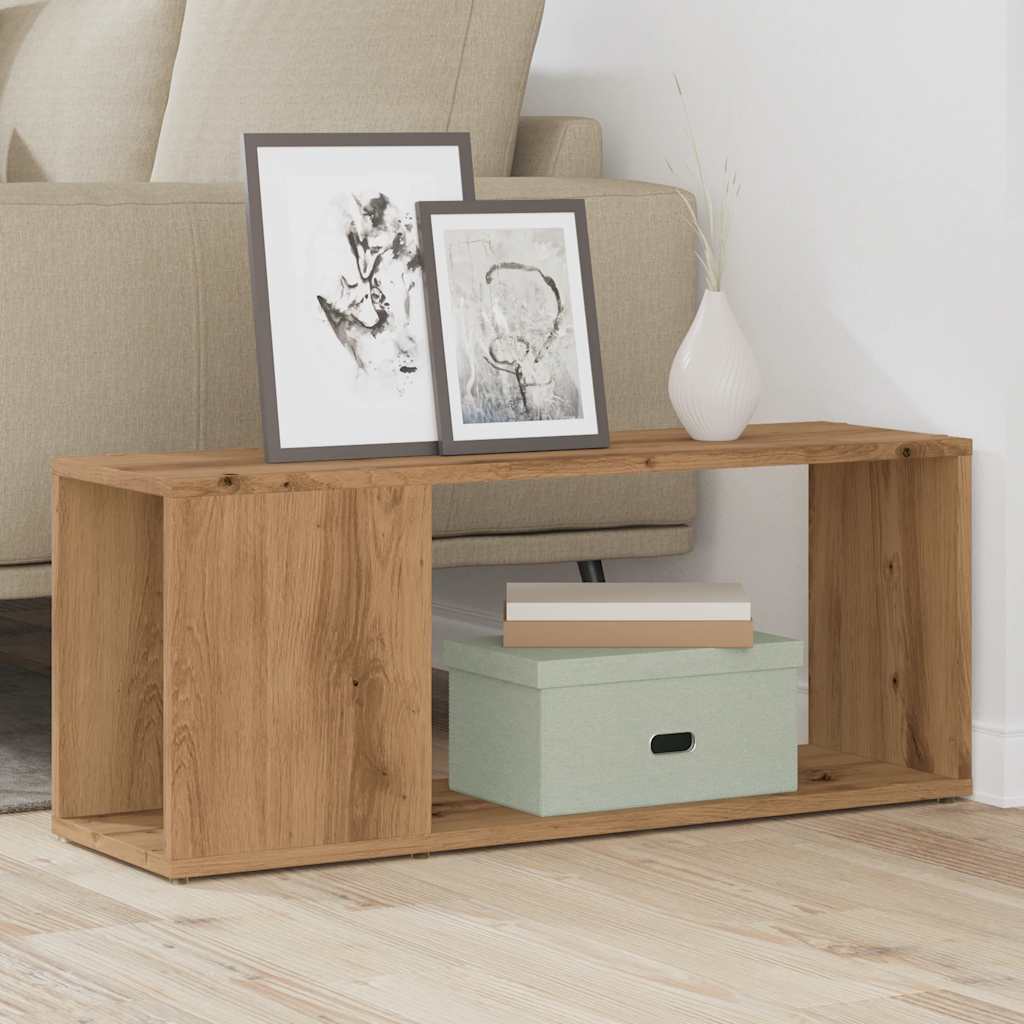 TV Cabinet Artisan Oak 80x24x32cm Engineered Wood