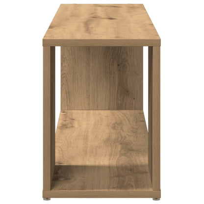 TV Cabinet Artisan Oak 100x24x32 cm Engineered Wood