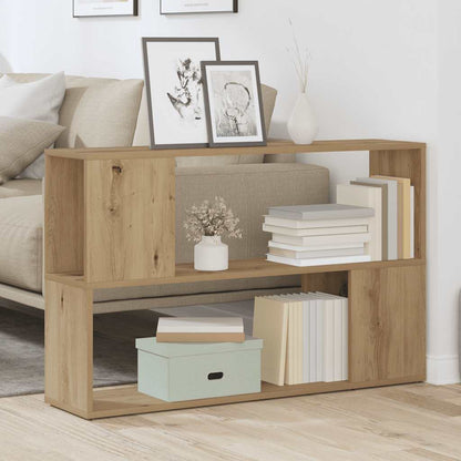 Book Cabinet Artisian Oak 100x24x63 cm Engineered Wood