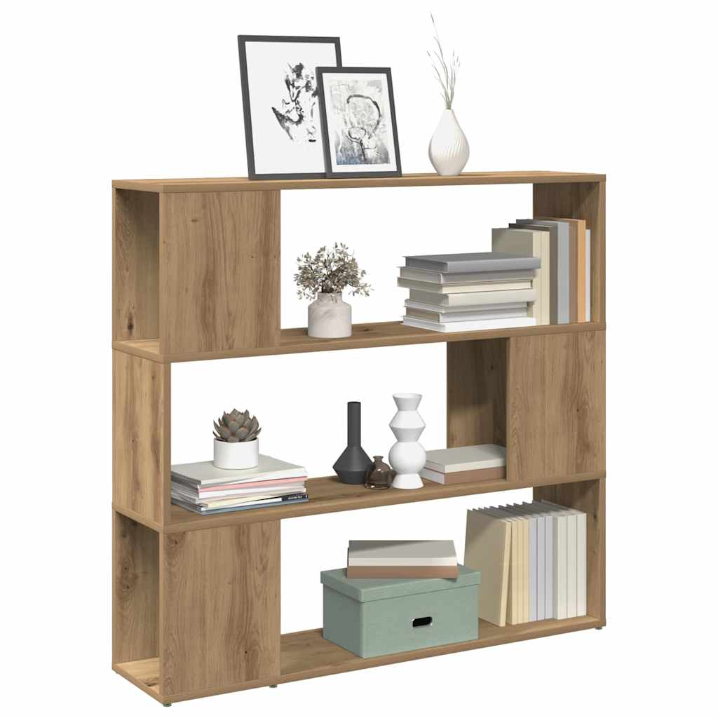 Book Cabinet/Room Divider Artisan Oak 100x24x94 cm