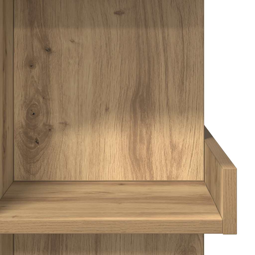 Bar Table with Storage Rack Artisan Oak 100x48x101.5 cm