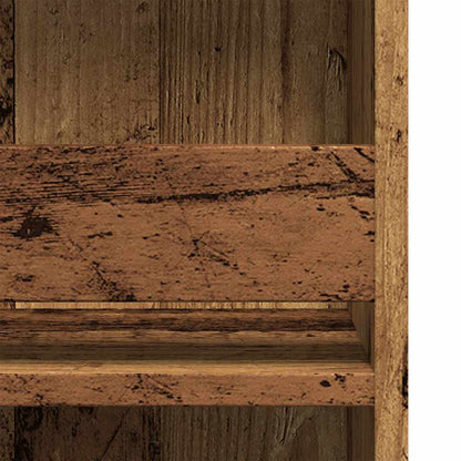 Bar Table with Storage Rack Old Wood 102x50x103.5 cm