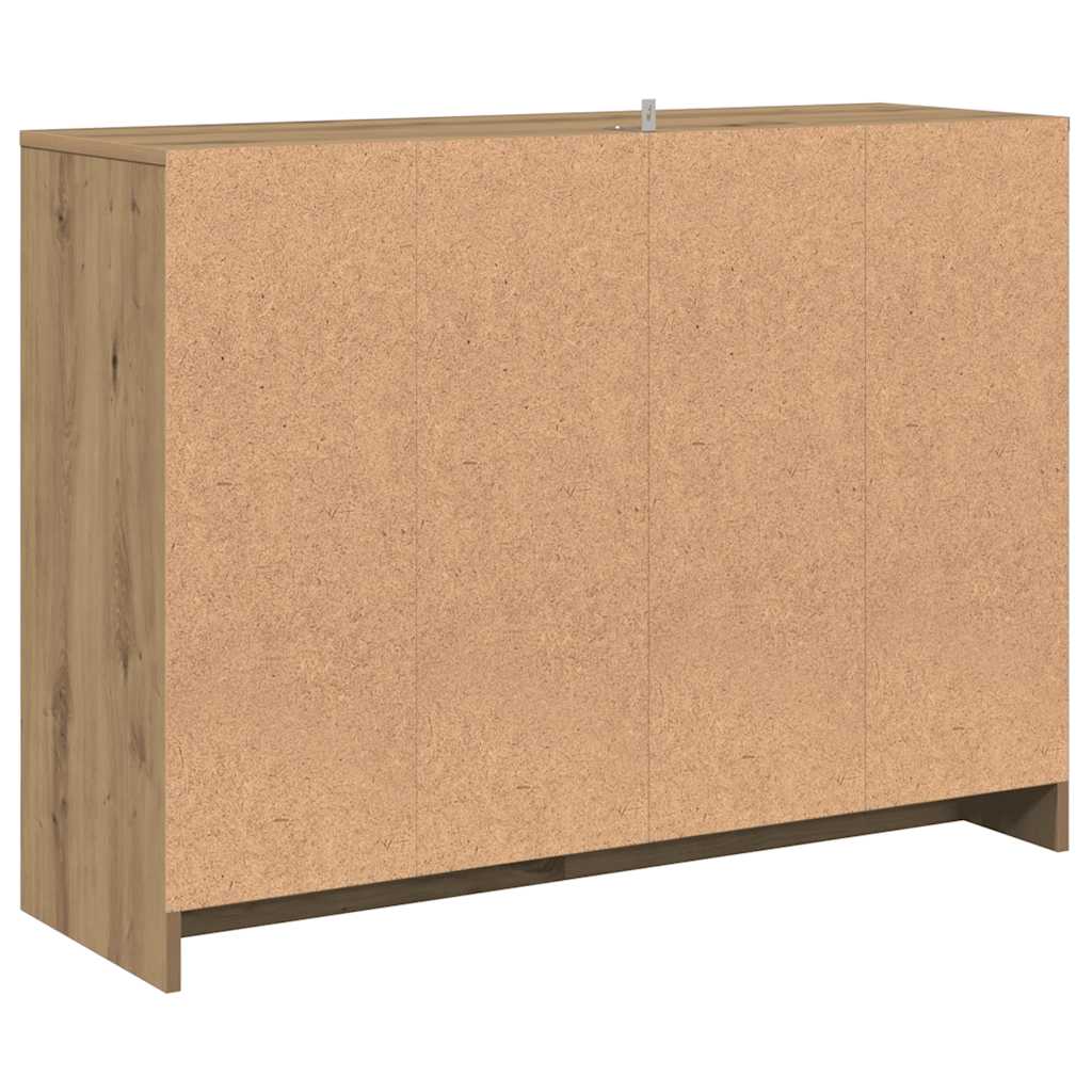 Sideboard Artisan Oak 102x33x75 cm Engineered Wood