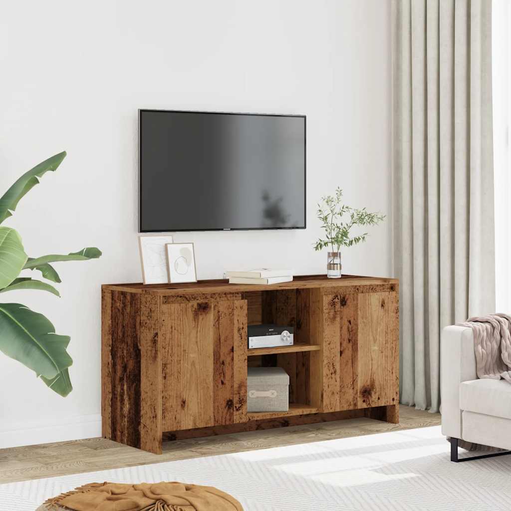 TV Cabinet Old Wood 102x37,5x52,5 cm Engineered Wood