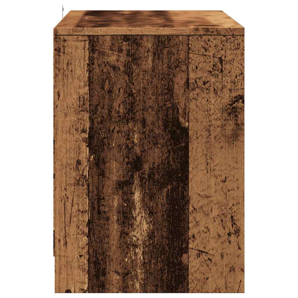 TV Cabinet Old Wood 102x37,5x52,5 cm Engineered Wood