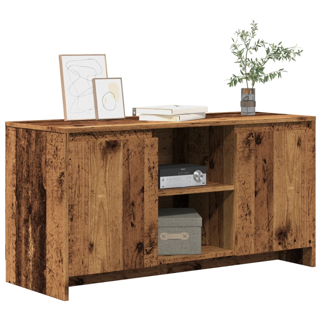 TV Cabinet Old Wood 102x37,5x52,5 cm Engineered Wood