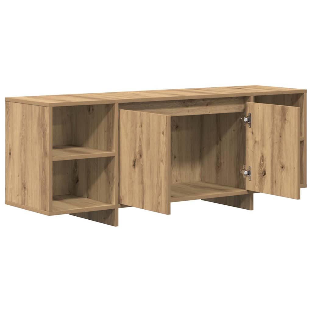 TV Cabinet Artisan Oak 130x35x50 cm Engineered Wood