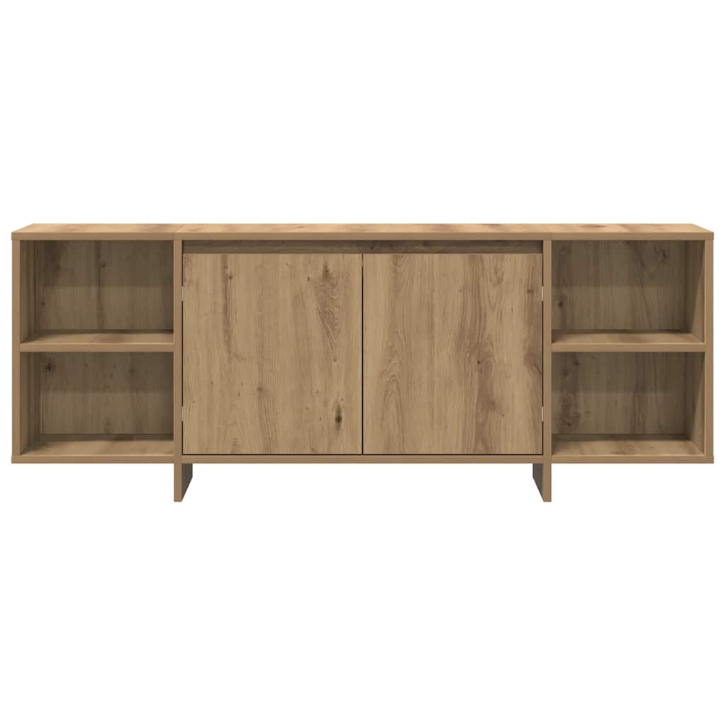 TV Cabinet Artisan Oak 130x35x50 cm Engineered Wood