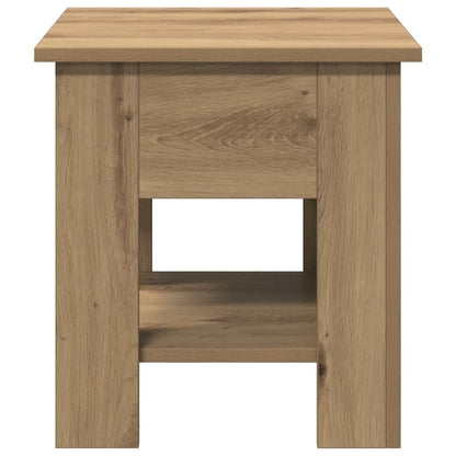 Coffee Table Artisan Oak 40x40x42 cm Engineered Wood