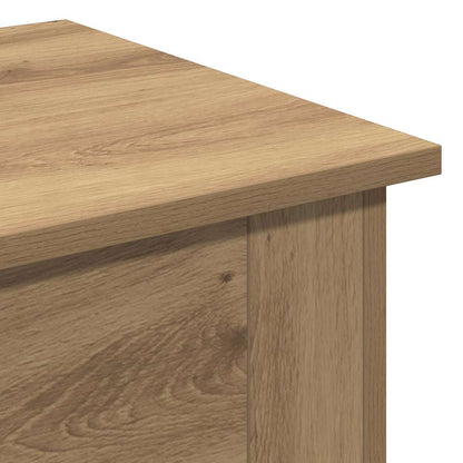 Coffee Table Artisan Oak 40x40x42 cm Engineered Wood