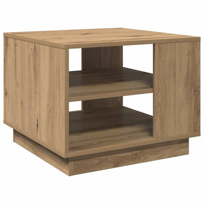 Coffee Table Artisan Oak 55x55x42 cm Engineered Wood