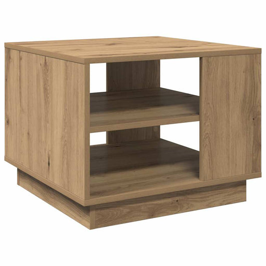 Coffee Table Artisan Oak 55x55x42 cm Engineered Wood