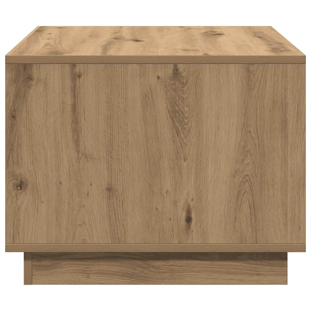 Coffee Table Artisan Oak 55x55x42 cm Engineered Wood