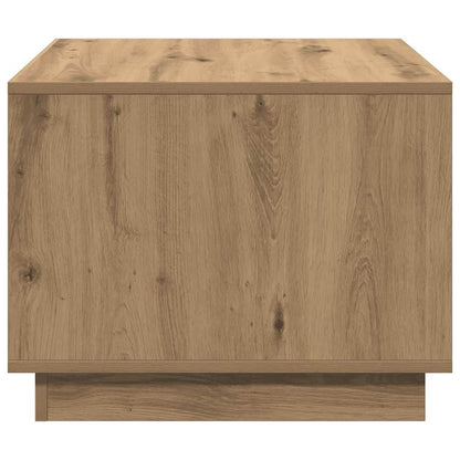 Coffee Table Artisan Oak 55x55x42 cm Engineered Wood