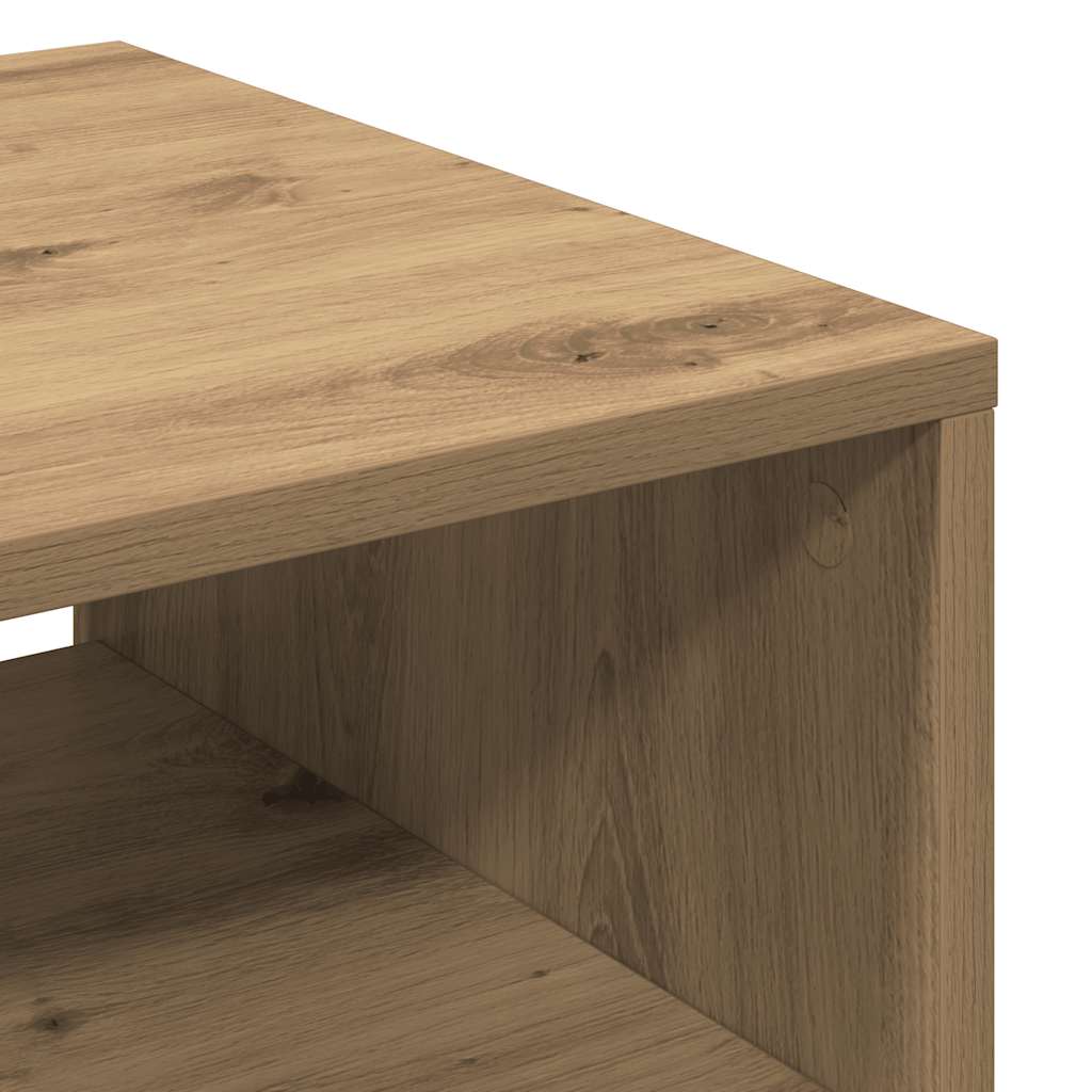 Coffee Table Artisan Oak 40x40x43 cm Engineered Wood