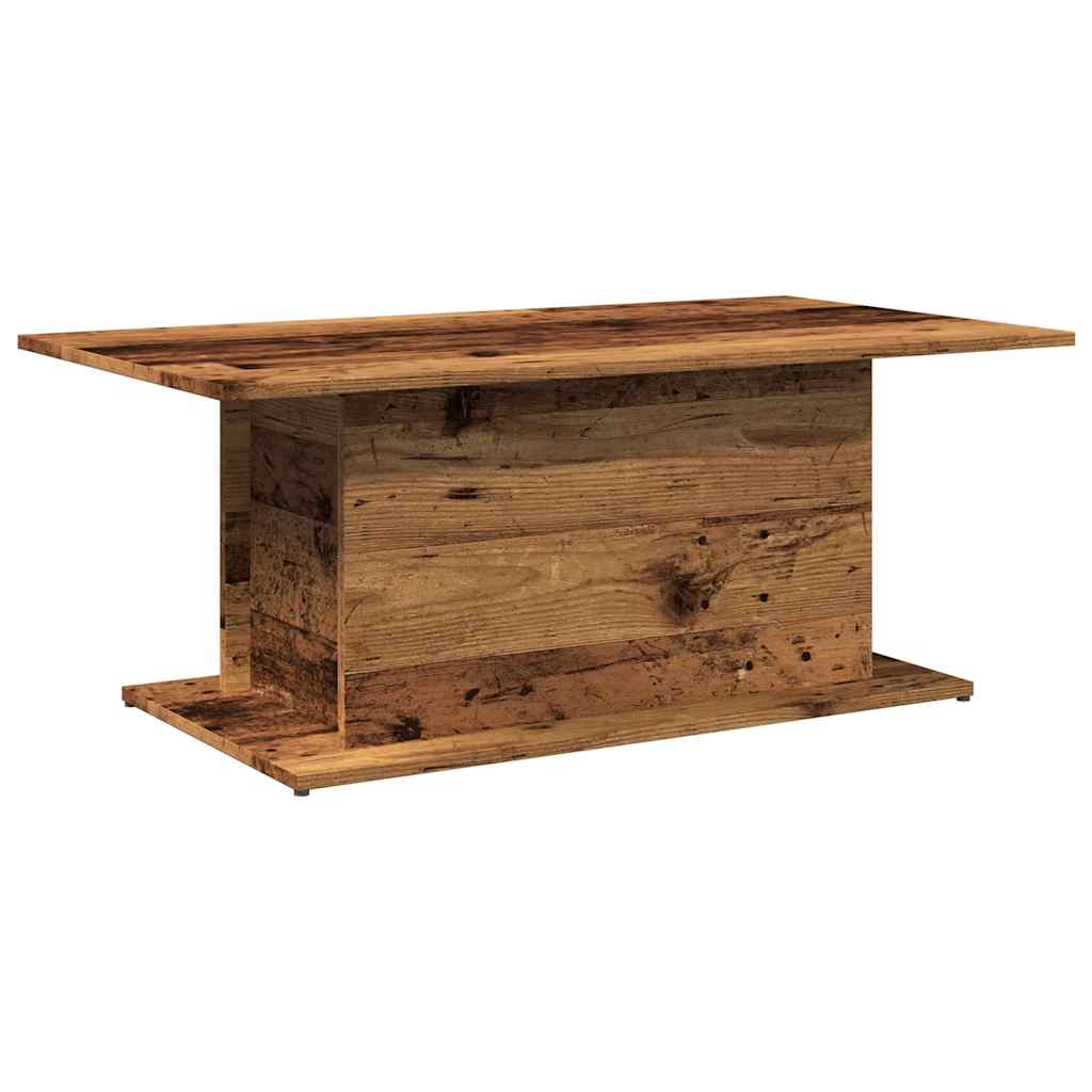 Coffee Table Old Wood 102x55,5x40 cm Engineered Wood
