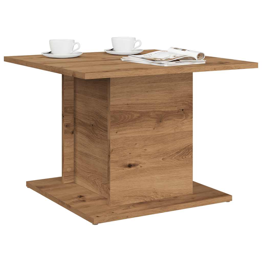 Coffee Table Artisan Oak 55.5x55.5x40 cm Engineered Wood