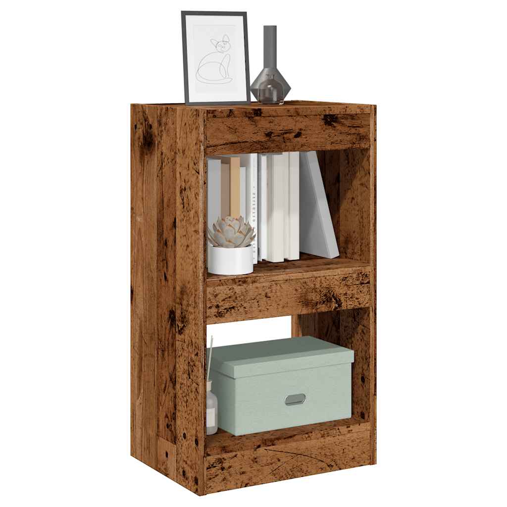 Book Cabinet/Room Divider Old Wood 40x30x72 cm