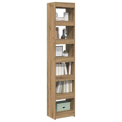 Book Cabinet/Room Divider Artisan Oak 40x30x198 cm