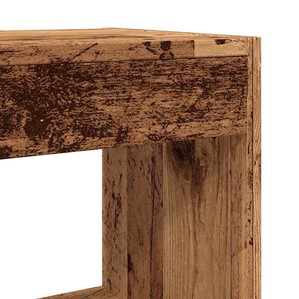 Book Cabinet/Room Divider Old Wood 80x30x72 cm