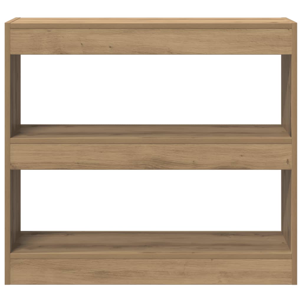 Book Cabinet/Room Divider Artisan Oak 80x30x72 cm