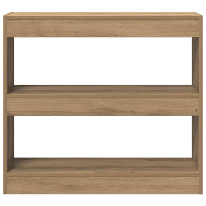 Book Cabinet/Room Divider Artisan Oak 80x30x72 cm