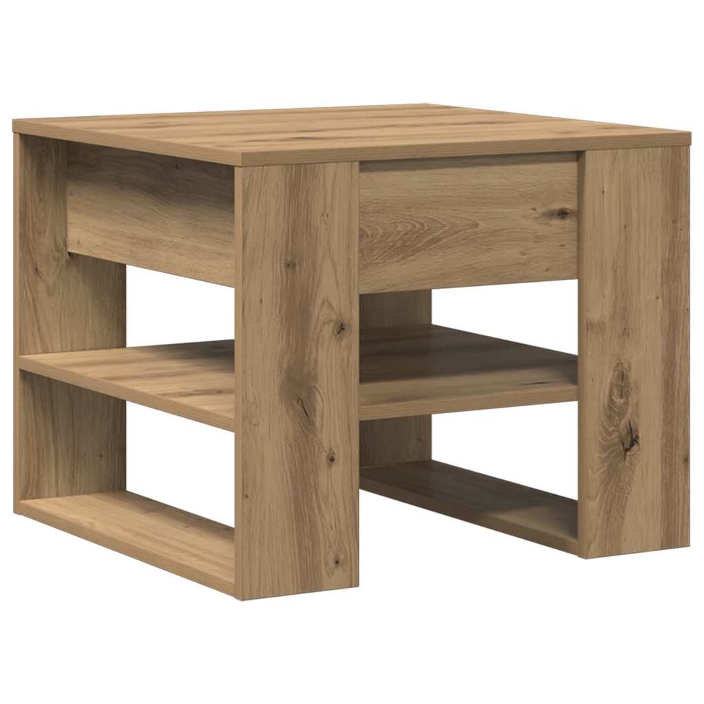 Coffee Table Artisan Oak 55.5x55x45 cm Engineered Wood