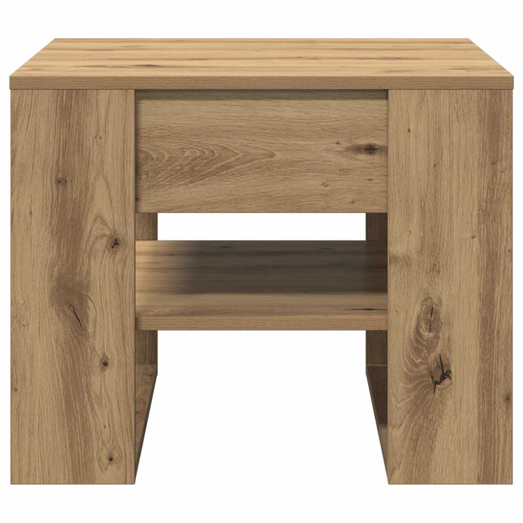 Coffee Table Artisan Oak 55.5x55x45 cm Engineered Wood