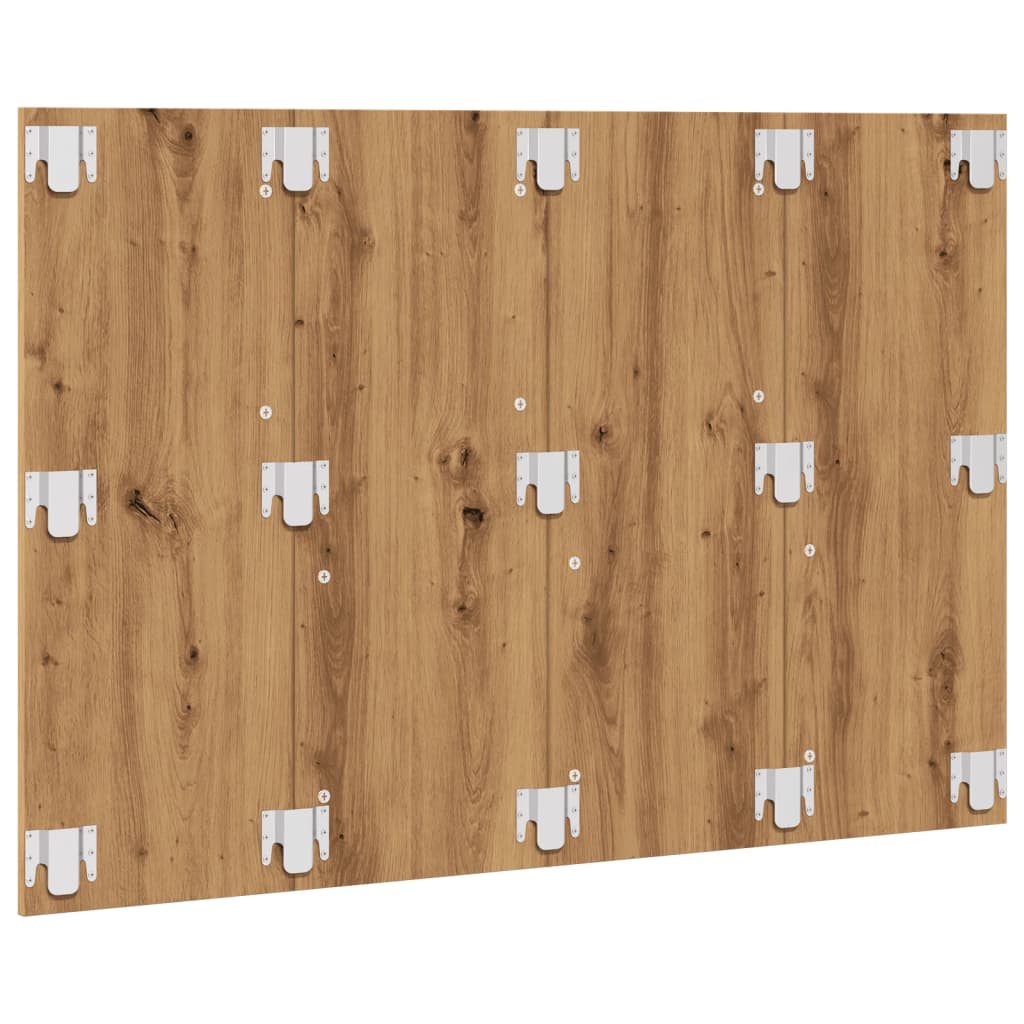 Bed Headboard Artisan Oak 120x1.5x80 cm Engineered Wood