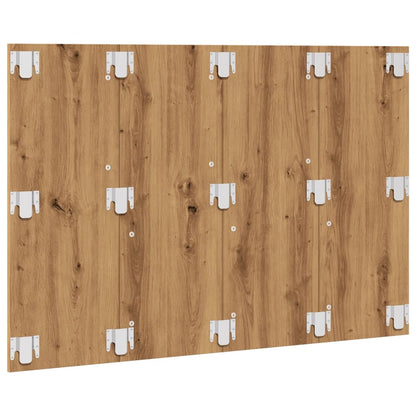 Bed Headboard Artisan Oak 120x1.5x80 cm Engineered Wood