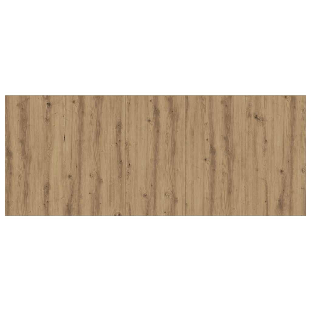Bed Headboard Artisan Oak 200x1,5x80 cm Engineered Wood