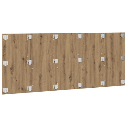 Bed Headboard Artisan Oak 200x1.5x80 cm Engineered Wood