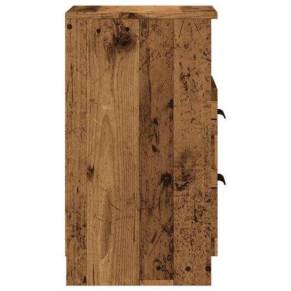 Bedside Cabinets 2 pcs Old Wood 40x36x65 cm Engineered Wood